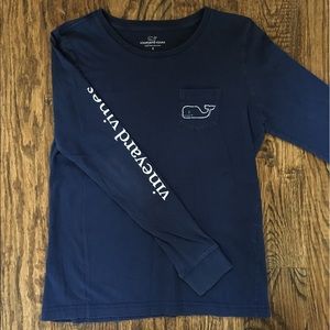 Vineyard vines logo long sleeve
